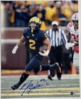 BLAKE CORUM SIGNED MICHIGAN WOLVERINES 16X20 BECKETT COA 2021 VS OHIO STATE