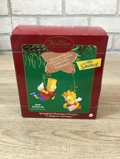 2002 Carlton Cards Springfield Elementary Presents A Simpsons Christmas Ornament