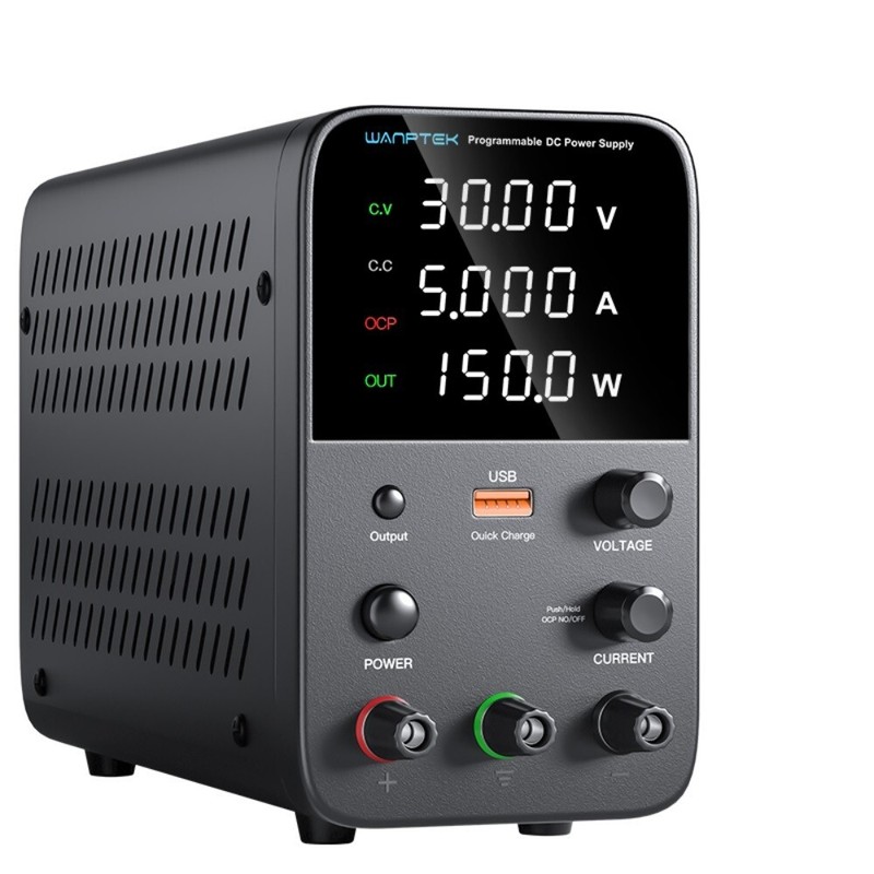 60V 5A BENCH DC ADJUSTABLE POWER SUPPLY, REPAIR, LAB, DESIGN, TEST, MEASURE, SCH