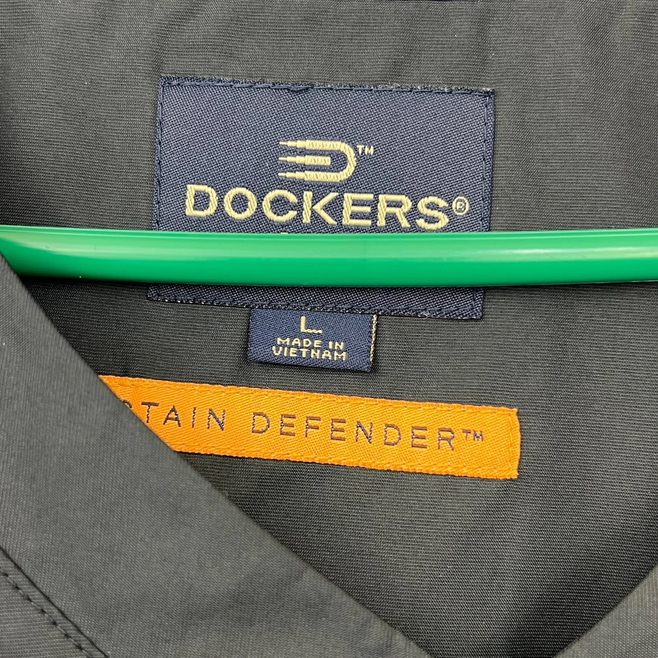 Chaqueta de Golf DOCKERS Para Hombres L Azul Pullover Defensor de Manchas Forrada Sudadera para Caminar Foto 3 de 4