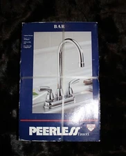 Vintage Peerless Faucet Brand New In Box! Model P88-L Chrome Bar 