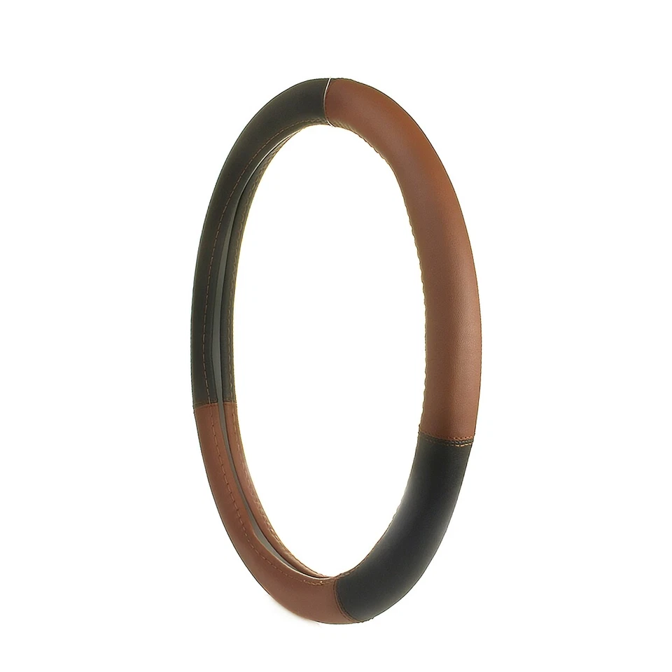 Housse De Volant Housse De Volant Ø 38x8,2cm /15x3 Pouces Brun Noir Pour VOLVO - Photo 3/4