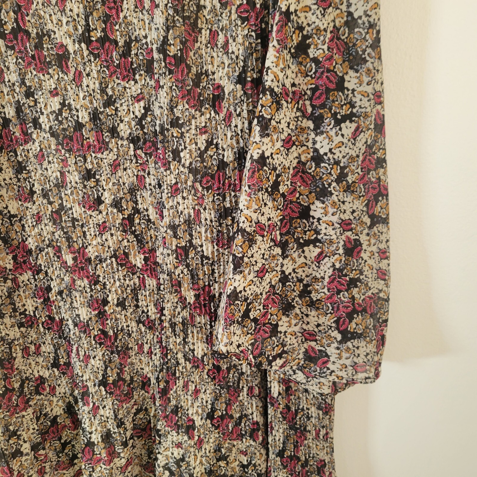 Zara Basic Collection Dress Small Multicolor Fine… - image 8