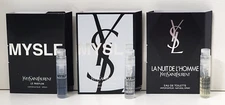 YVES SAINT LAURENT YSL MEN VIALS (MYSLF LE PARFUM, LA NUIT DE L'HOMME, MYSLF EDP
