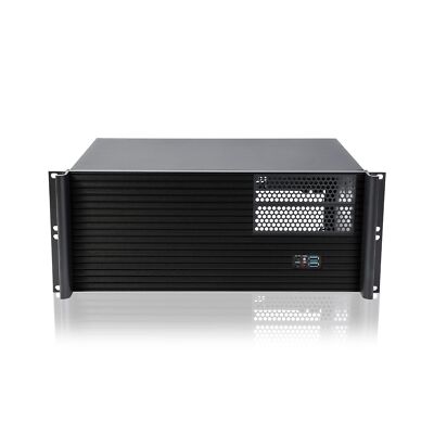 RackChoice 4U Short Depth Mini-ITX/M-ATX Server Chassis 2x5.25+2x3