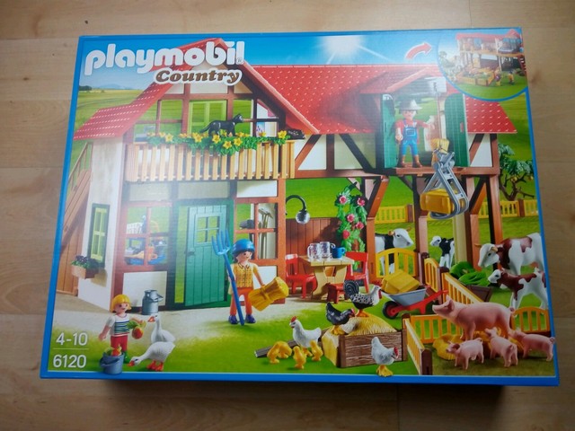 playmobil large farm 6120
