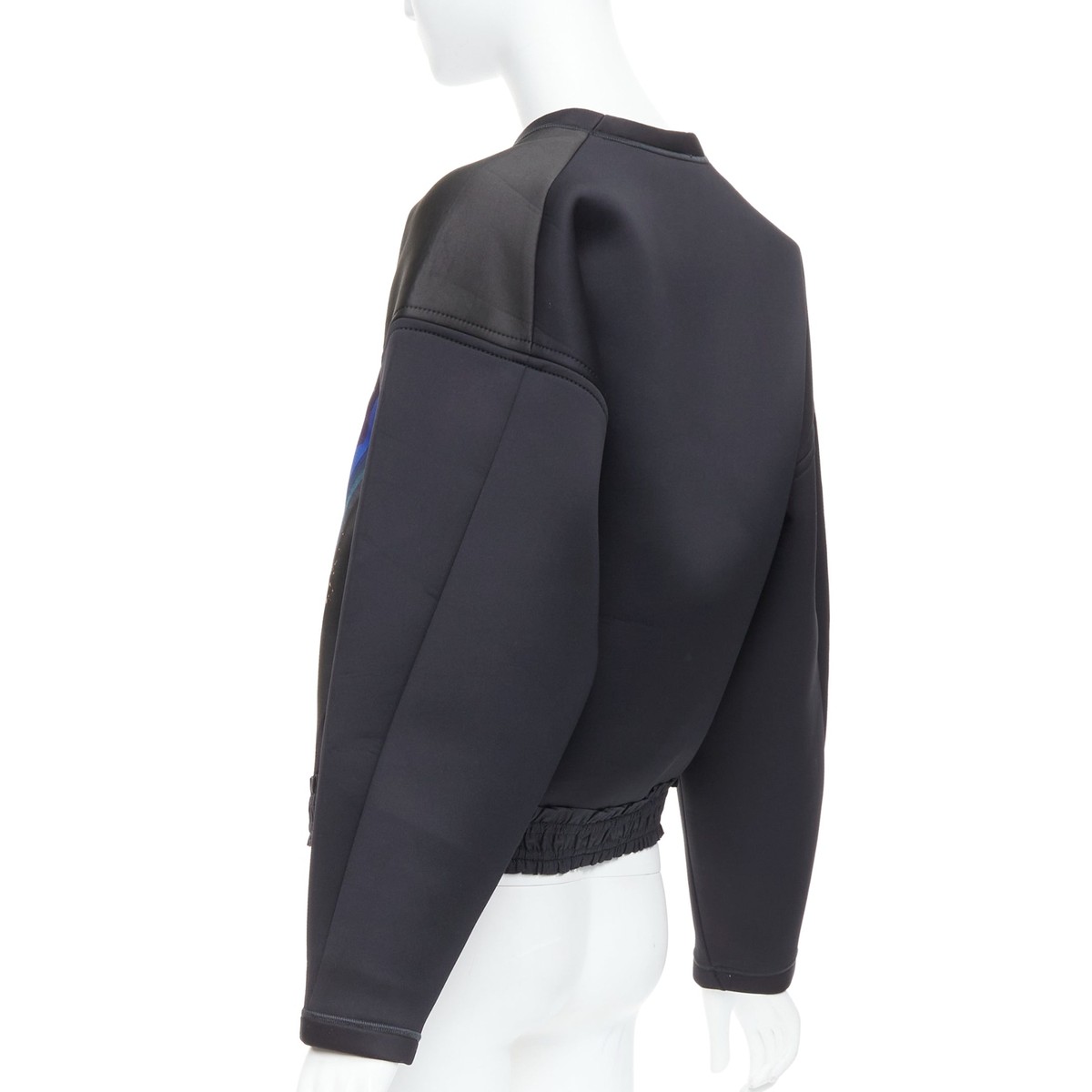 BALENCIAGA 2012 Runway Egyptofunk black sci-fi ruffle boxy BALENCIAGA 2012 Runway Egyptofunk black sci-fi ruffle boxy