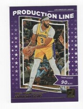 2022-23 PANINI DONRUSS BASKETBALL GOLD PRESS PROOF PRODUCTION LINE ANTHONY DAVIS