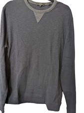 Vince Mens Sweater Dark Gray Size M Crew Neck Long Sleeve Pullover golf outdoors