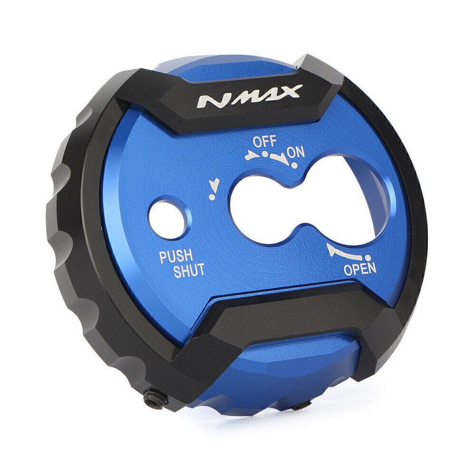 Blue Key Cover Ignition Cap Lock Accessories Fit Yamaha NMAX 155 2015