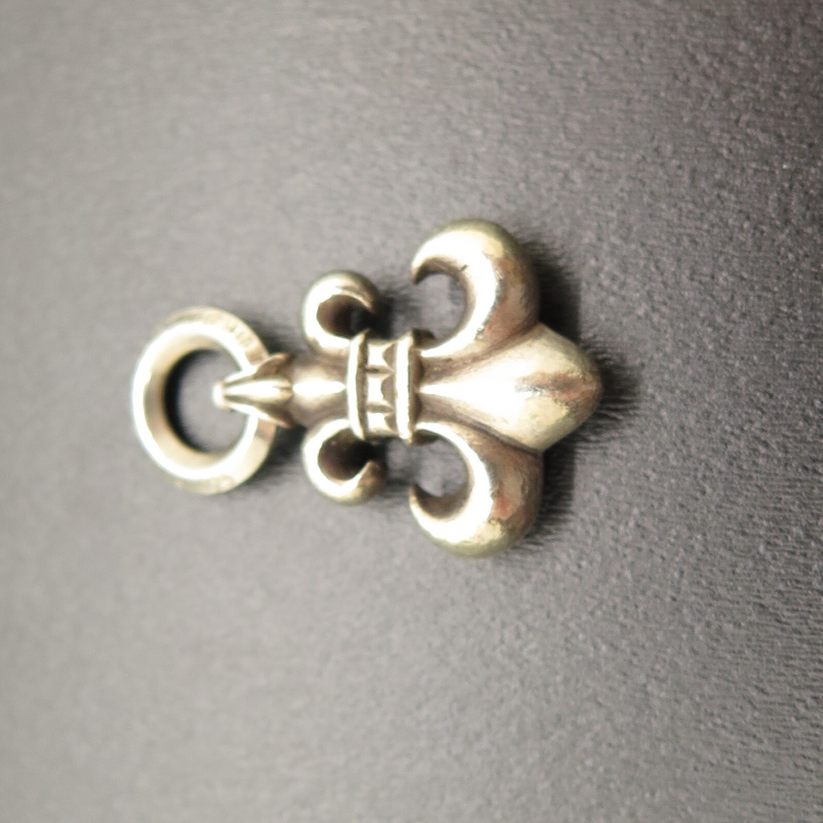 Authentic 925 Sterling Silver Chrome Hearts BS Fleur Pendant Charm