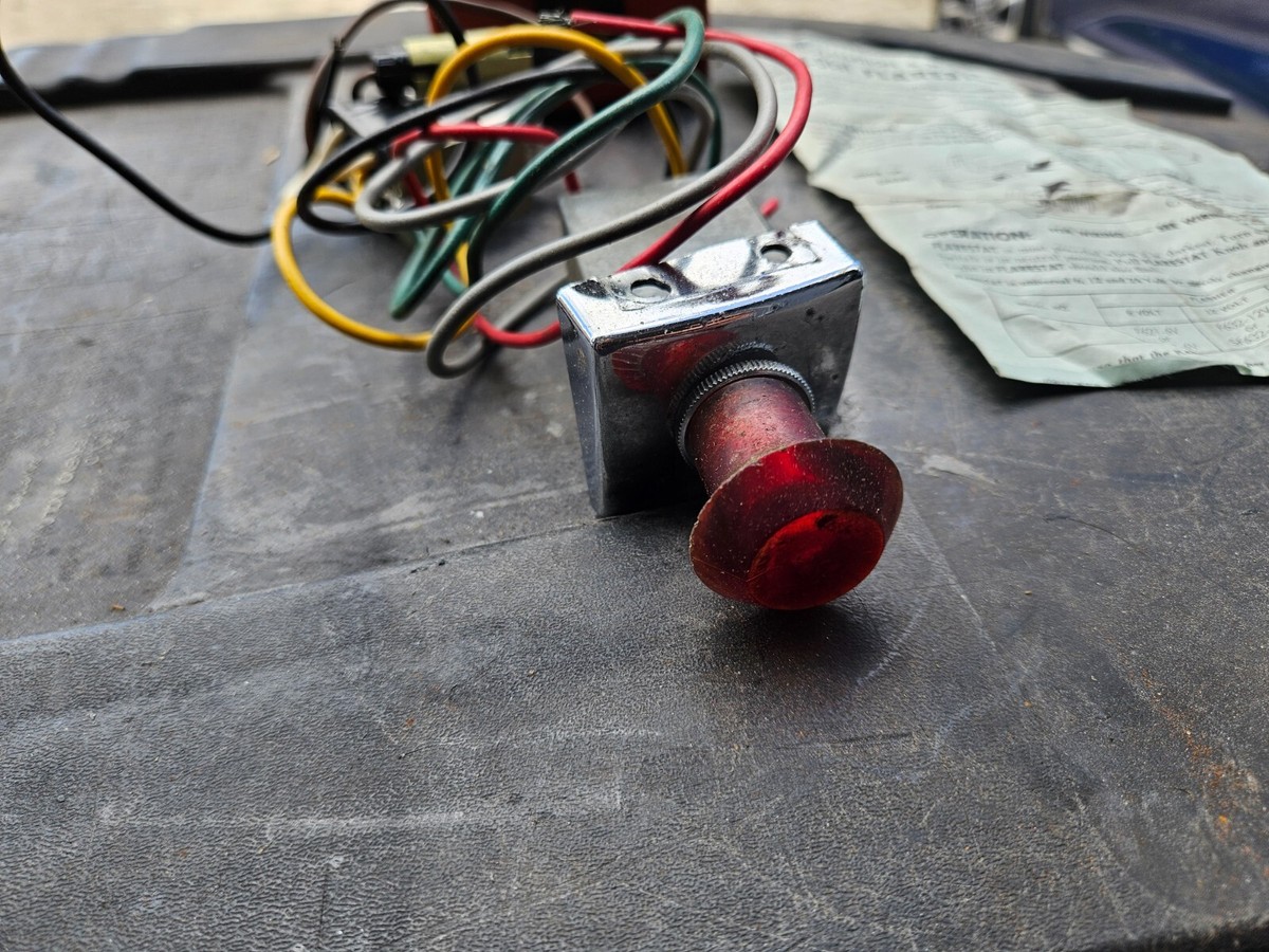 nos Signal Stat Flarestat 105 6 Volt Hazzard 4 way Flasher