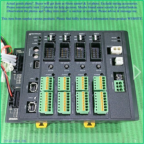 Oriental Motor AZD4A-KM3, AlphaStep multi-axis driver as photo, sn:1505, dφm2 - Picture 7 of 12