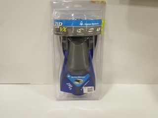Aqua Sphere Zip VX Fitness Swim Fins Blue/Grey Small (4 7)