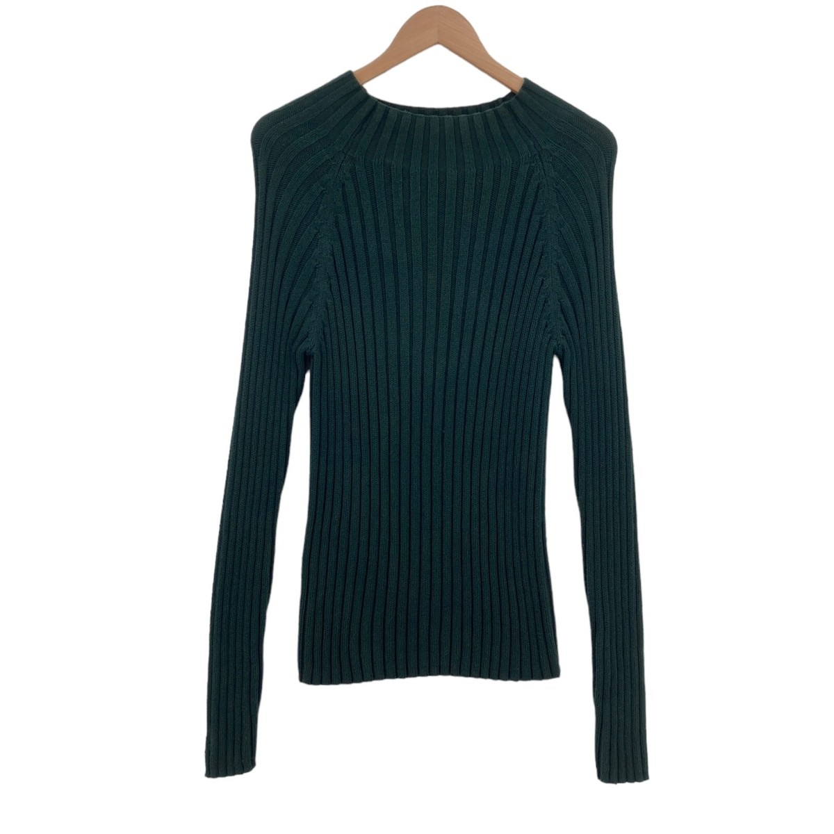 New York & Company Sweater Womens Large Dark Green Knit 100