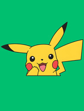 Anime Pok mon Pikachu 5" High Quality Vinyl Peeker Sticker