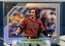 2022 Topps Gallery Jake McCarthy RC Rainbow Foil Arizona Diamondbacks #28
