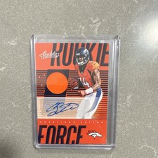 Panini Absolute 2018 Courtland Sutton Rookie Force Autograph #RF-CS Broncos