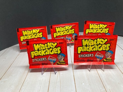 1986 Vintage Topps WACKY PACKAGES STICKERS NEW Sealed Packs RARE-1 PACK