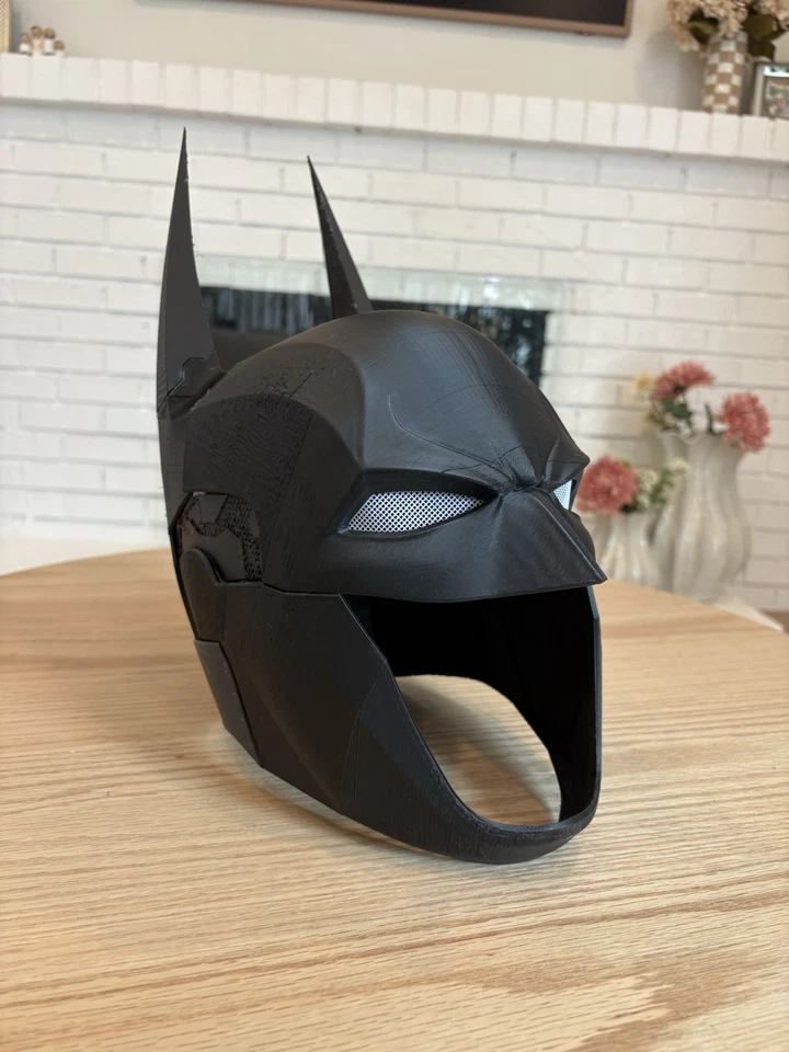 Batman Arkham Knight Dark Knight Cosplay Costume Wearable Helmet Mask 3D Printed - Image 2 of 4