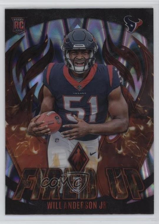 2023 Panini Phoenix Fired Up Silver Seismic Will Anderson Jr #FU-18 12n5