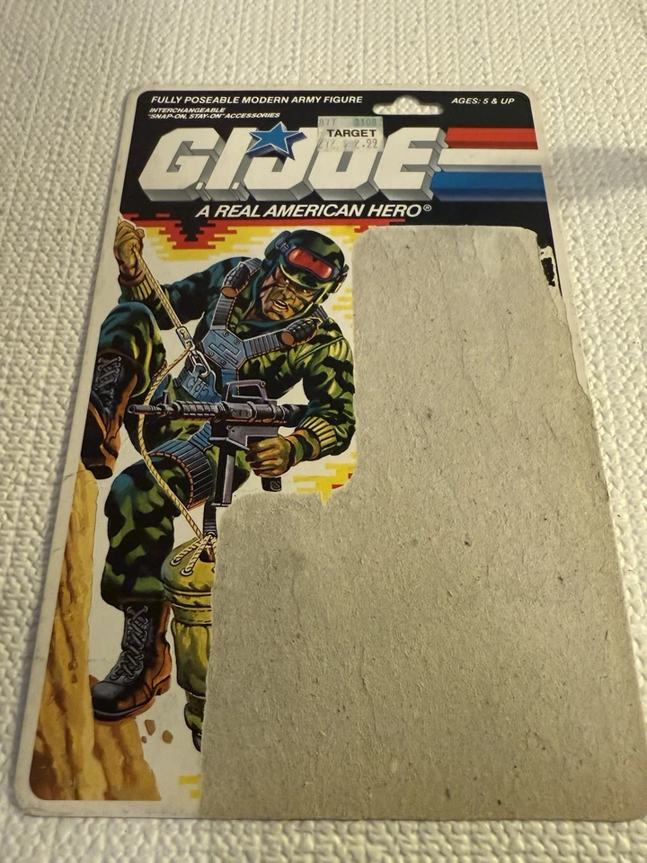 Figura de colección Hasbro GI Joe 1988 HIT n RUN con tarjeta de archivo completa ¡completa! Foto 3 de 4