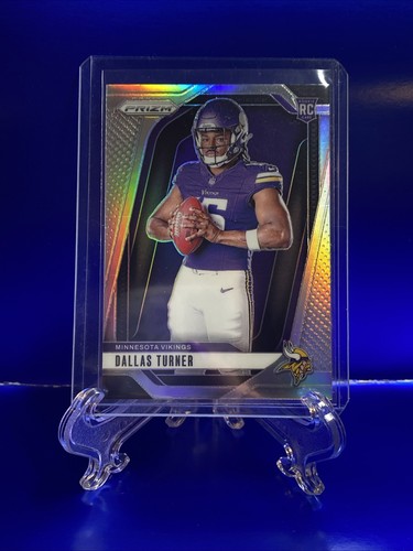 2024 Panini Prizm Dallas Turner Rookie Variations Prizm Silver SSP - Vikings RC