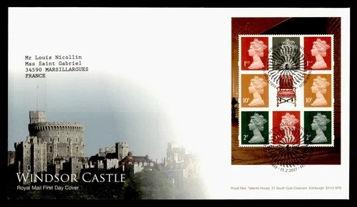 DR WHO 2017 GB FDC WINDSOR CASTLE S/S M77351