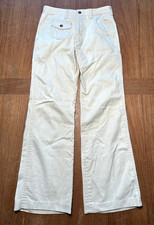 LEVI'S PANATELA SLACKS Vintage Pants Mens 27x29 Beige Wide White Tag Made in USA