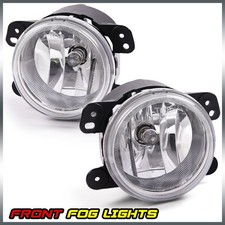 Fog Lights Lh Rh Fit For Jeep Wrangler Cherokee Dodge Charger Journey 2010-2018