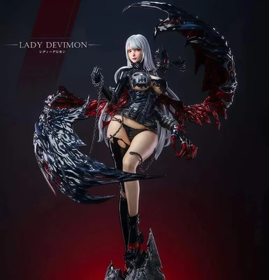 Digimon Adventure Angemon Angewomon Statue Figur Lady Devimon Modell Spielzeug Sammeln - Bild 1 von 4