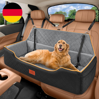 Gl Glenslave Hundeautositz FüR GroßE/Mittlere Hunde, Bequemes Hundeautobett Pet