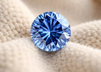 5 Ct Natural Round Cut D Grade | vvs1 Clarity Diamond Blue Color +1 More Free