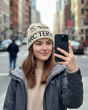 Arc'teryx Bird Word Toque Beanie Hat - Beige Void Wool Knit Winter Ski Cap NWT