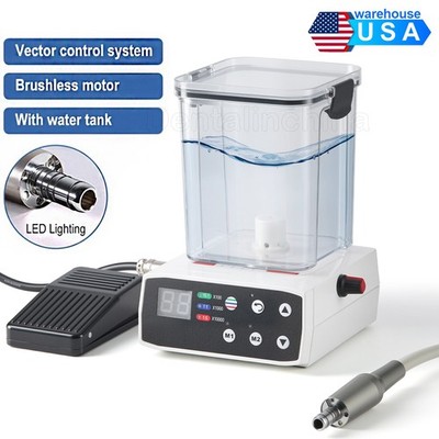 Dental LED Electric Motor System Brushless & Water Supply 4 Holes For Practice