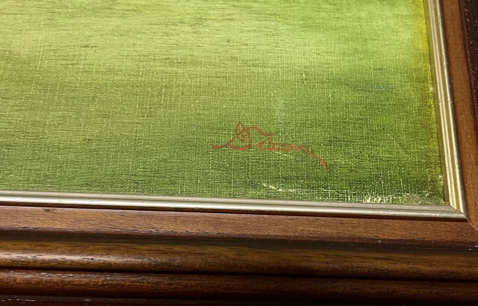 Vintage Horse Racing Watercolour Painting - Image 3 of 4