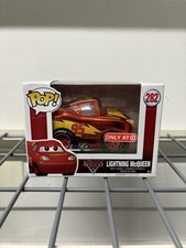 Funko Pop Lightning McQueen Metallic Chrome Cars Target Exclusive 282 Rare HTF