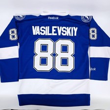 Andrei Vasilevskiy Tampa Bay Lightning Reebok Edge 2.0 MiC Jersey Size 46