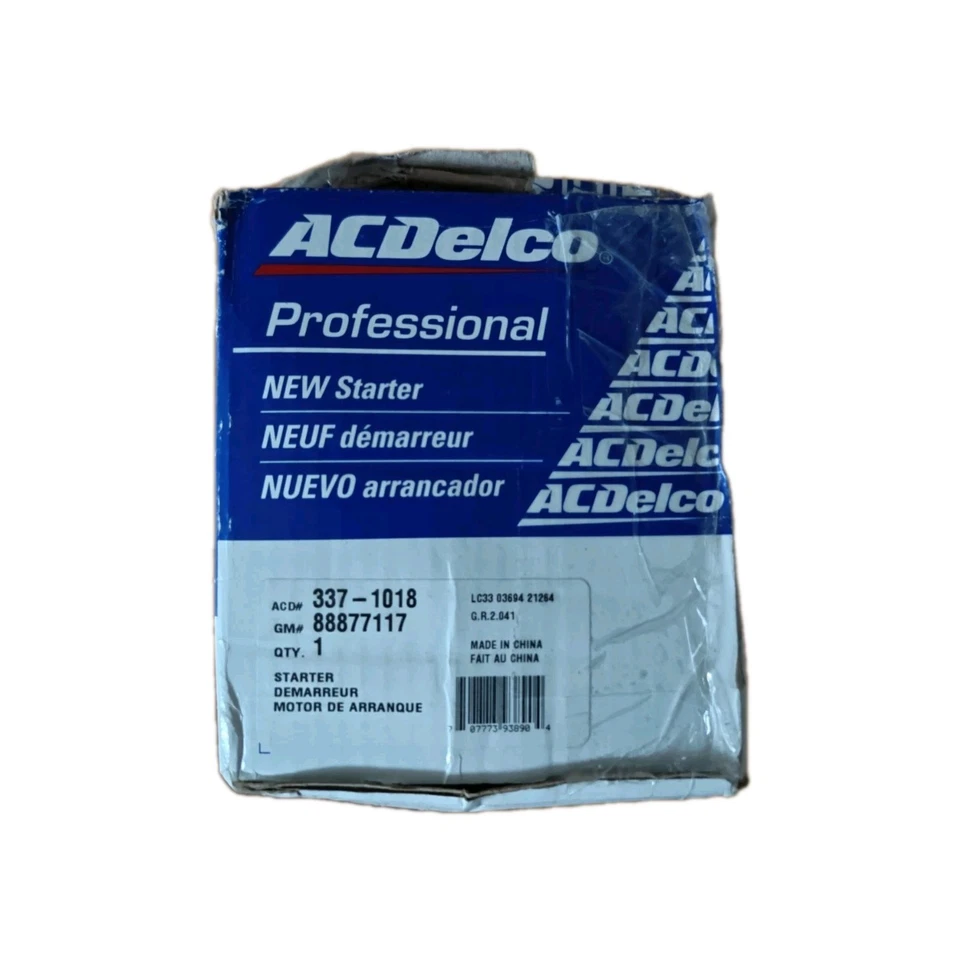 Arranque 337-1018 AC Delco nuevo para Chevy Suburban Express Van SaVana Tahoe C1500 Foto 4 de 4