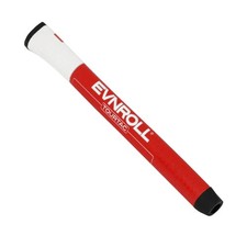 Evnroll Golf TourTac 90g Putter Grip, White/Red