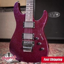 ESP LTD KH-602 Kirk Hammett Signature Electric Guitar - Purple Sparkle with Hard