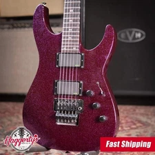 ESP LTD KH-602 Kirk Hammett Signature Electric Guitar - Purple Sparkle with Hard