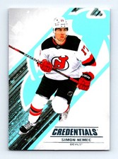 #53 2024-25 Upper Deck Credentials BASE Simon Nemec Devils