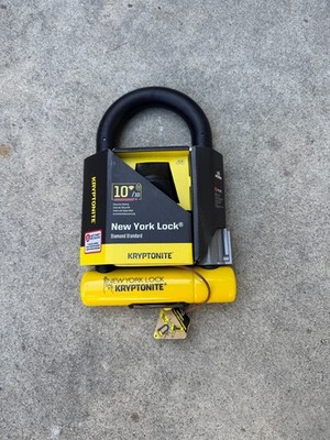 Kryptonite New York Diamond Standard U-Lock - 26mm Hardened Steel, Twist & Cut