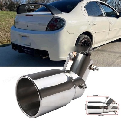 Car Exhaust Pipe Tip Rear Tail Muffler Steel For Dodge Caliber SE 2007-2012