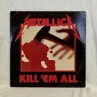 LEGIT!  Metallica KILL EM ALL ‘83 Megaforce 1st Press Orig Lyric Sleeve MRI 069