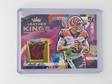 JOE BURROW 2021 PANINI DONRUSS LEATHER KINGS PATCH (255/299) BENGALS