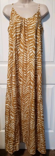 Unbranded L Yellow Dress Long Sleeveless MAXI