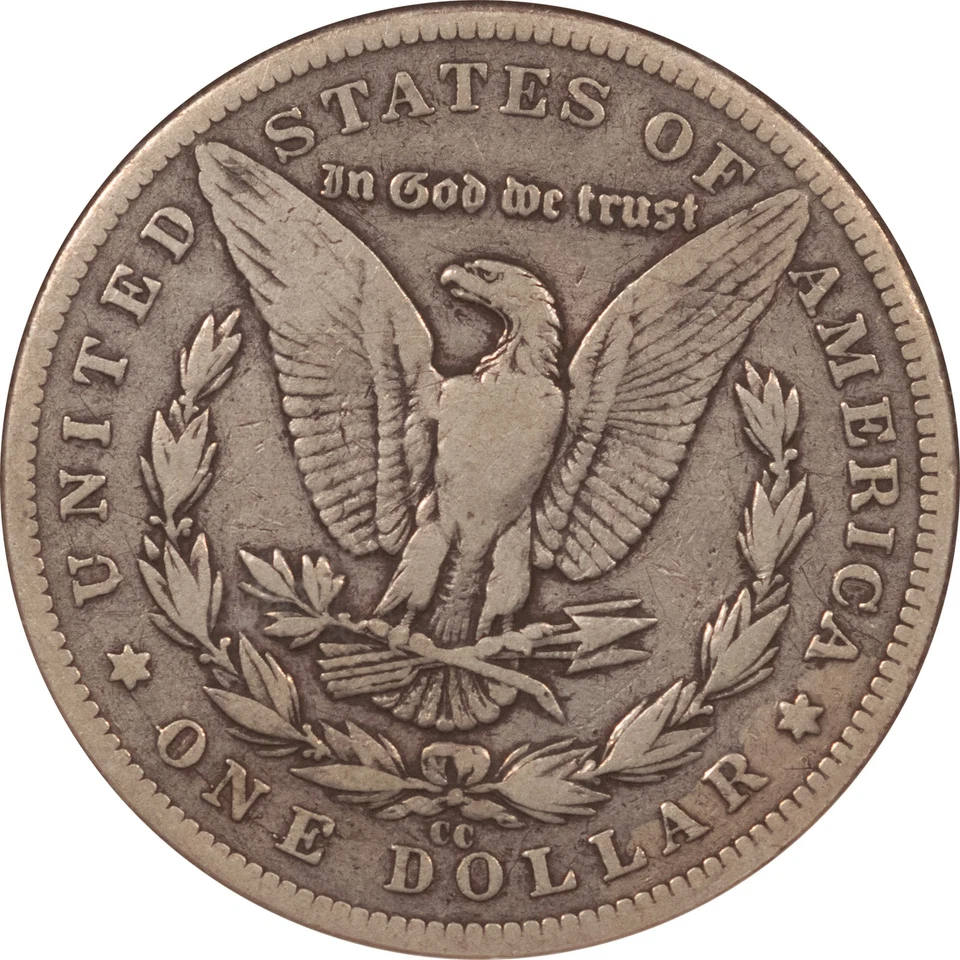 1889-CC $1 MORGAN DOLLAR - NGC F-12, CARSON CITY! PERFECTION FOR THE GRADE! - Image 2 of 3