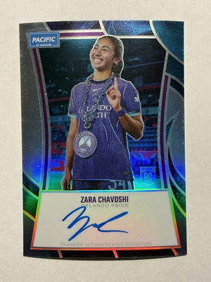 #ad #ad Zara Chavoshi 2025 Parkside NWSL Pacific Auto RC Orlando Pride Rookie Autograph $8.25